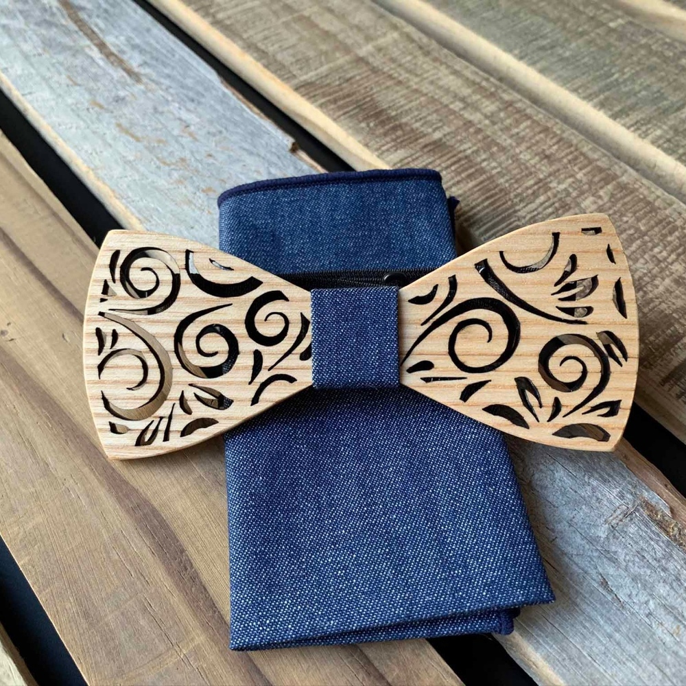 Men's Wooden Bow Tie